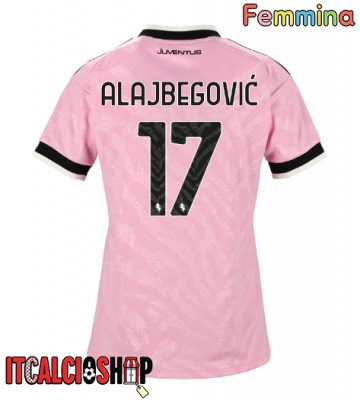 Juventus Kerim Alajbegovic #17 Seconda Maglia Femmina 2026-27 Manica Corta Juventus Kerim Alajbegovic #17 Seconda Maglia Femmina 2026-27 Manica Corta